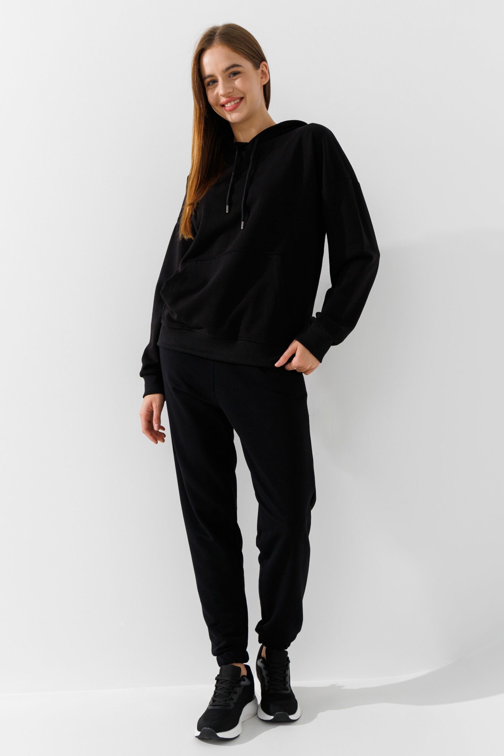 Спортивные штаны женские On me Onme-03 baza XS Черный (2000990035875D)  Фото №0