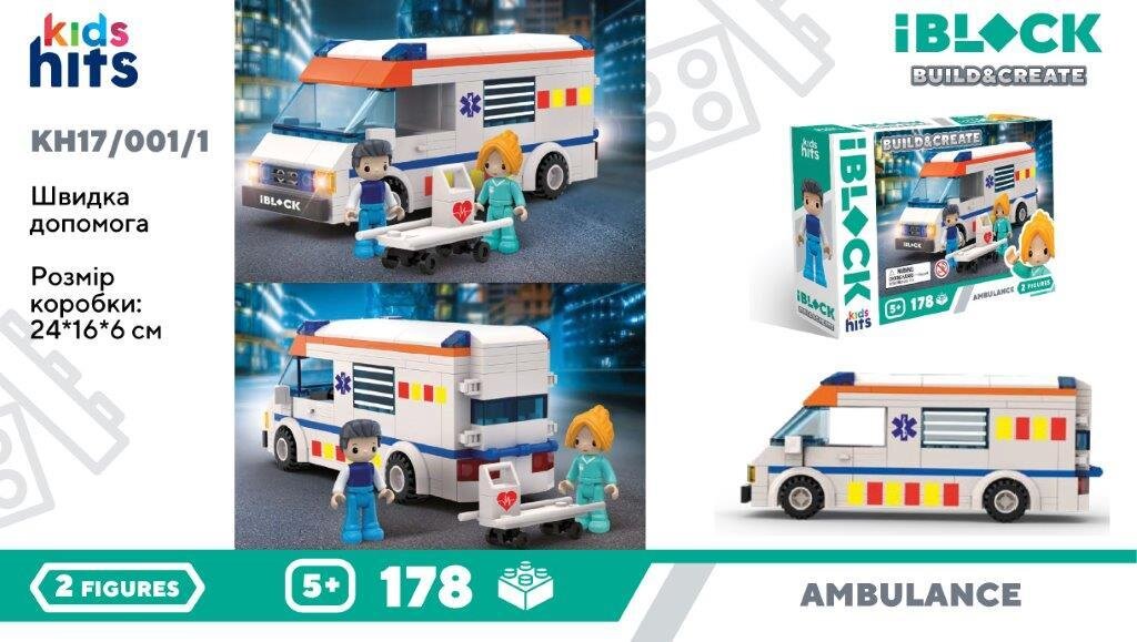 Игрушка конструктор Kids hits IBLOCK JUNIOR KH17/001/1 Разноцветный