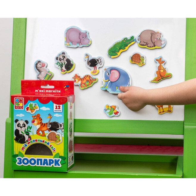 Мій маленький світ на магнітах &quot;Зоопарк&quot; Vladi Toys VT3106-10  Фото №1