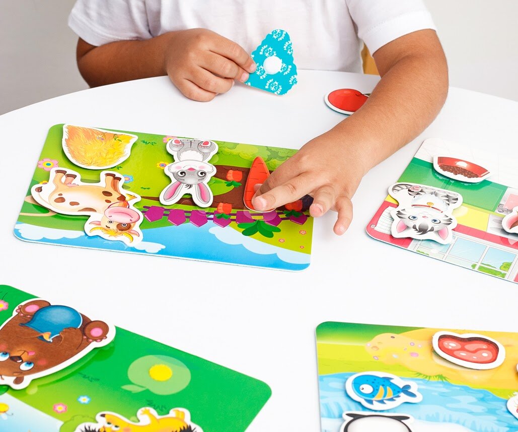Игра с липучками VLADI TOYS VT1302-27 Кто что ест?  Фото №3