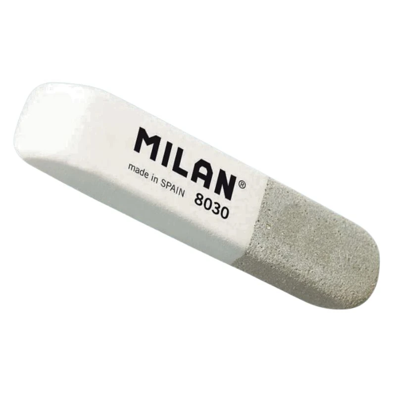 Резинка MILAN 8030 Серо-белый