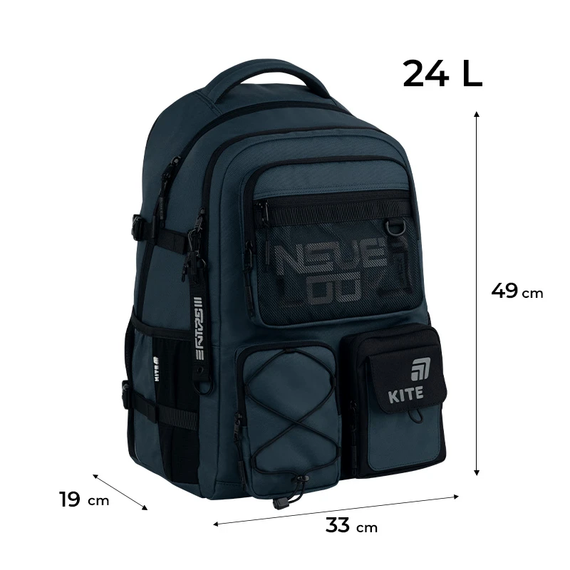 Купити Рюкзак шкільний для хлопчика Kite K26-1018XL-2 Різнокольоровий Артикул: 4063276274861 Фото повноекранне №2