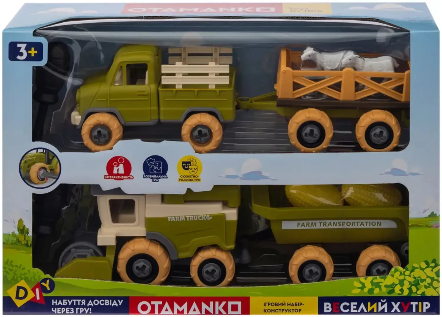 Купити Ігровий набір OTAMANKO Веселий хутір 8833 Різнокольоровий Артикул: 4820242926731 Фото повноекранне №2