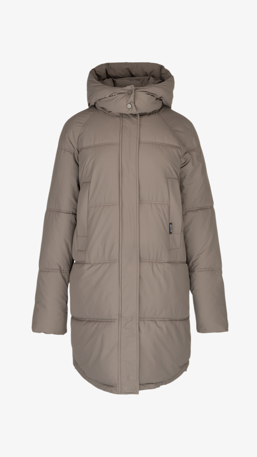 Купити Куртка однотонна жіноча On me 2431-F341 2XL Кавовий Артикул: 2000999164200 Фото повноекранне №7