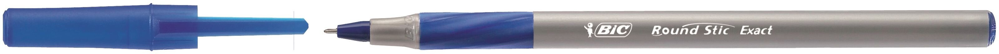Ручка шарик. &quot;BIC&quot; Round Stic Exact / 918543 / / 879 / сын. (3086123350571)(SC)  Фото №2