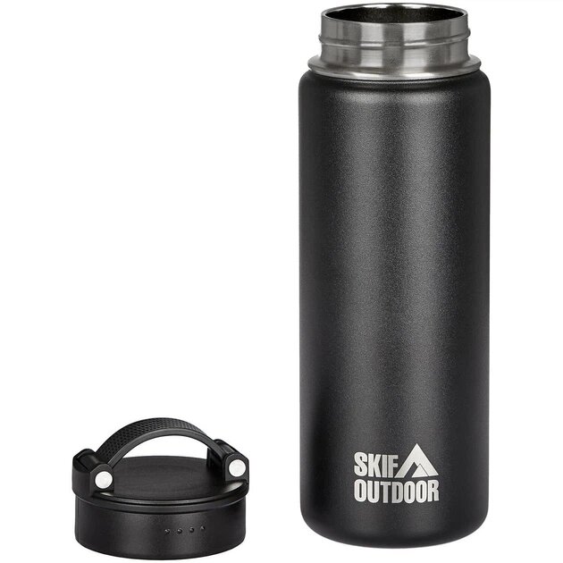 Купити Термопляшка Skif Outdoor Sporty HD-530-47B 530 мл Чорний Артикул: 4820242923716 Фото повноекранне №2
