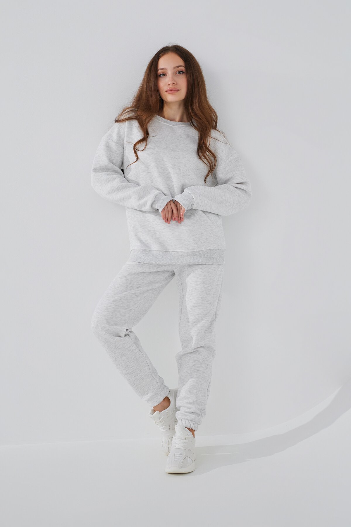 Спортивные штаны женские On me Onme-07 baza S Серый (2000990043252W)  Фото №1