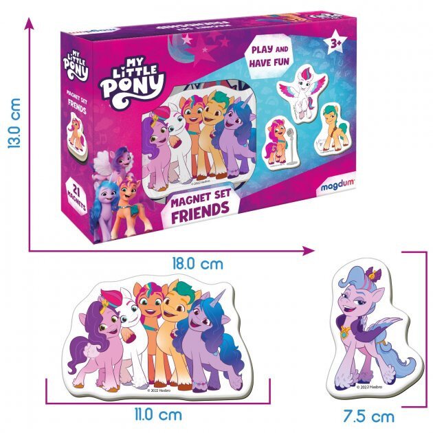Набір магнітів. My Little Pony. Друзі МЕ 5031-22 (4820215154512)  Фото №1