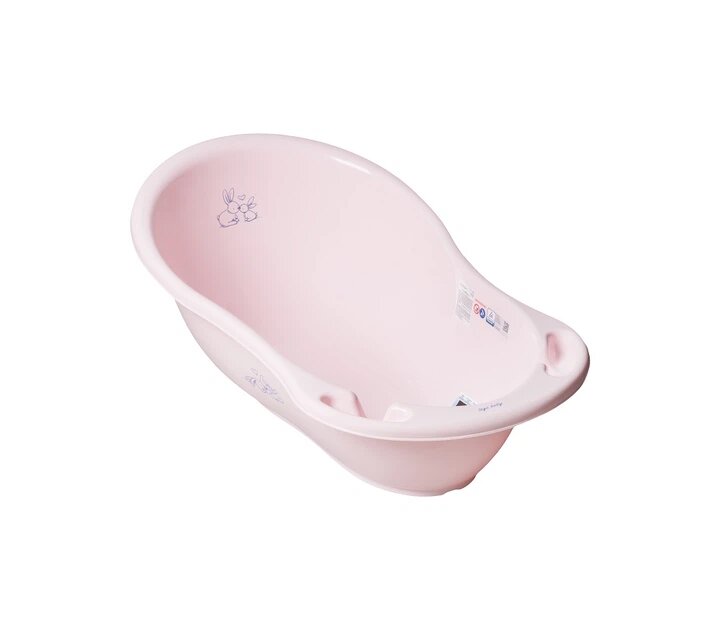 Купити Ванночка зі зливом дитяча "Зайчики" TEGA KR-004-104 86 см Рожевий Артикул: 5902963008060