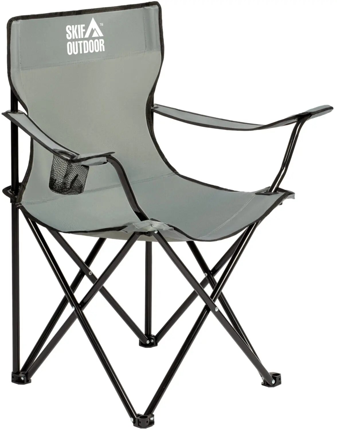 Купити Стілець розкладний Skif Outdoor Comfort  389.01.38 Темно-сірий Артикул: 4820242923310 Фото повноекранне №1
