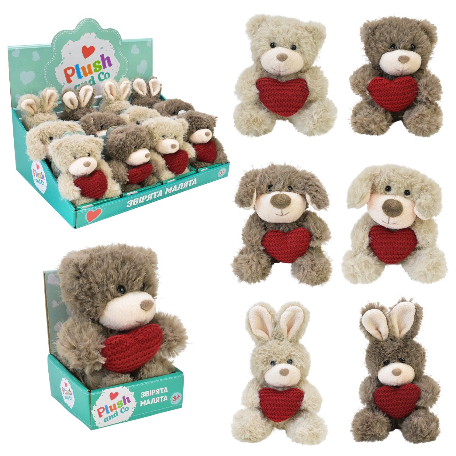 Купити М'яка іграшка ЗАЙЧИК Plush and Co PLC25013 Бежевий Артикул: 6906231365472 Фото повноекранне №2