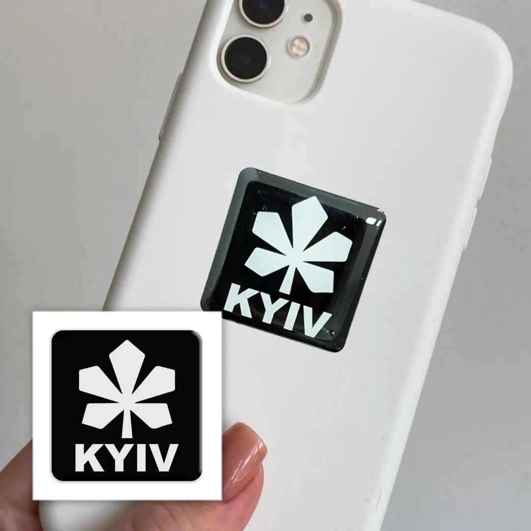 3D стикер KYIV black Tattooshka SX-123 (4829000012013)  Фото №1
