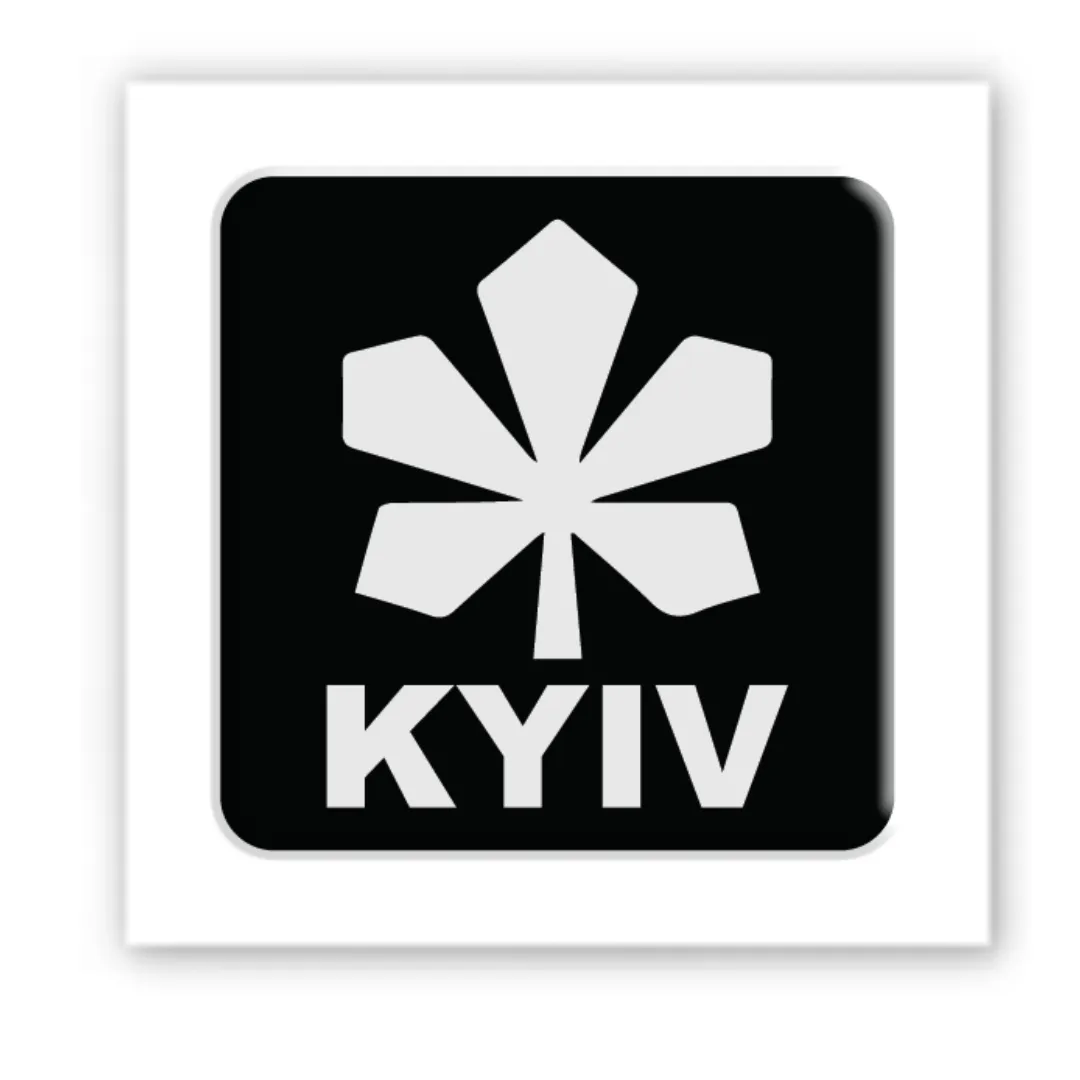 3D стикер KYIV black Tattooshka SX-123 (4829000012013)  Фото №0