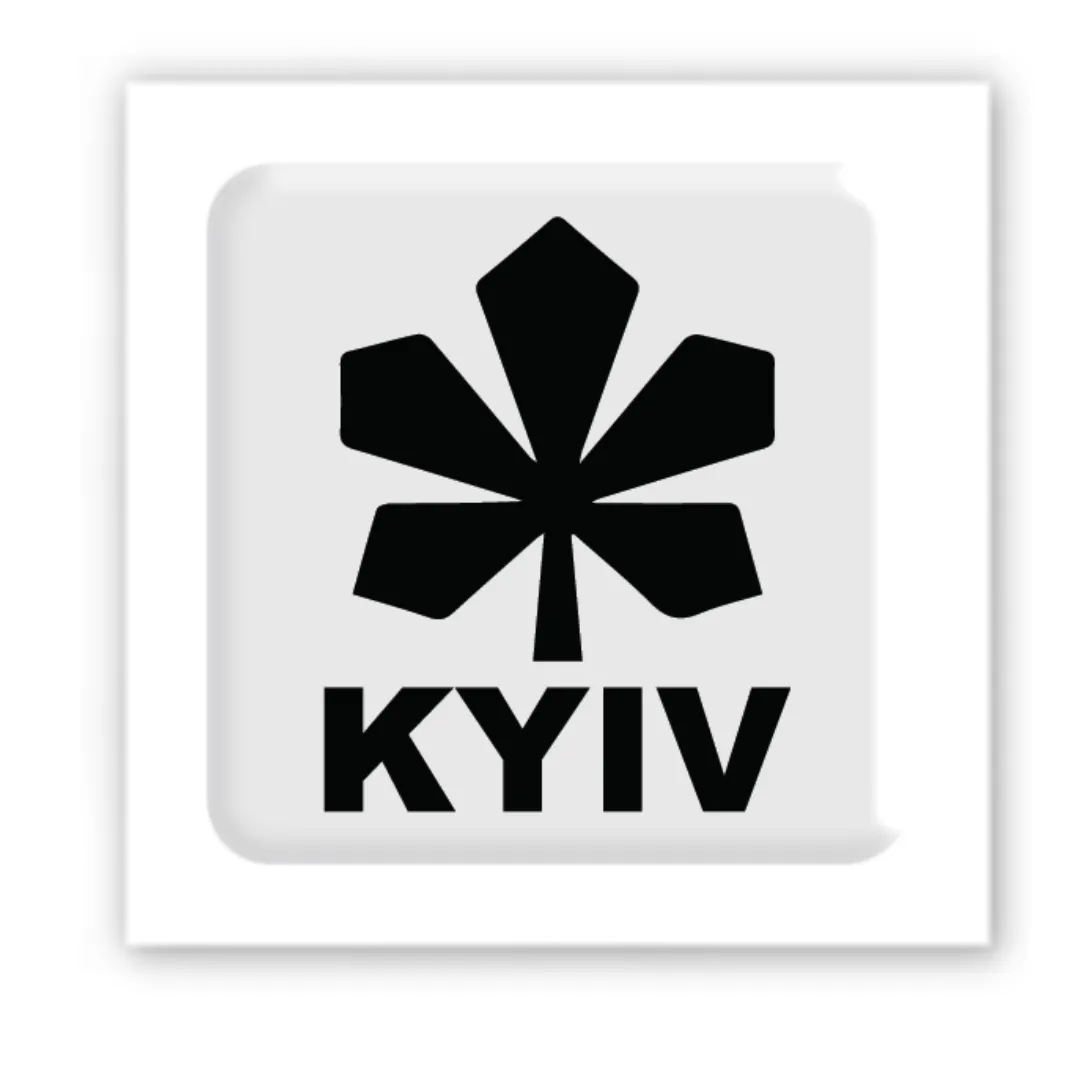 3D стикер KYIV white Tattooshka SX-124 (4829000012020)  Фото №0