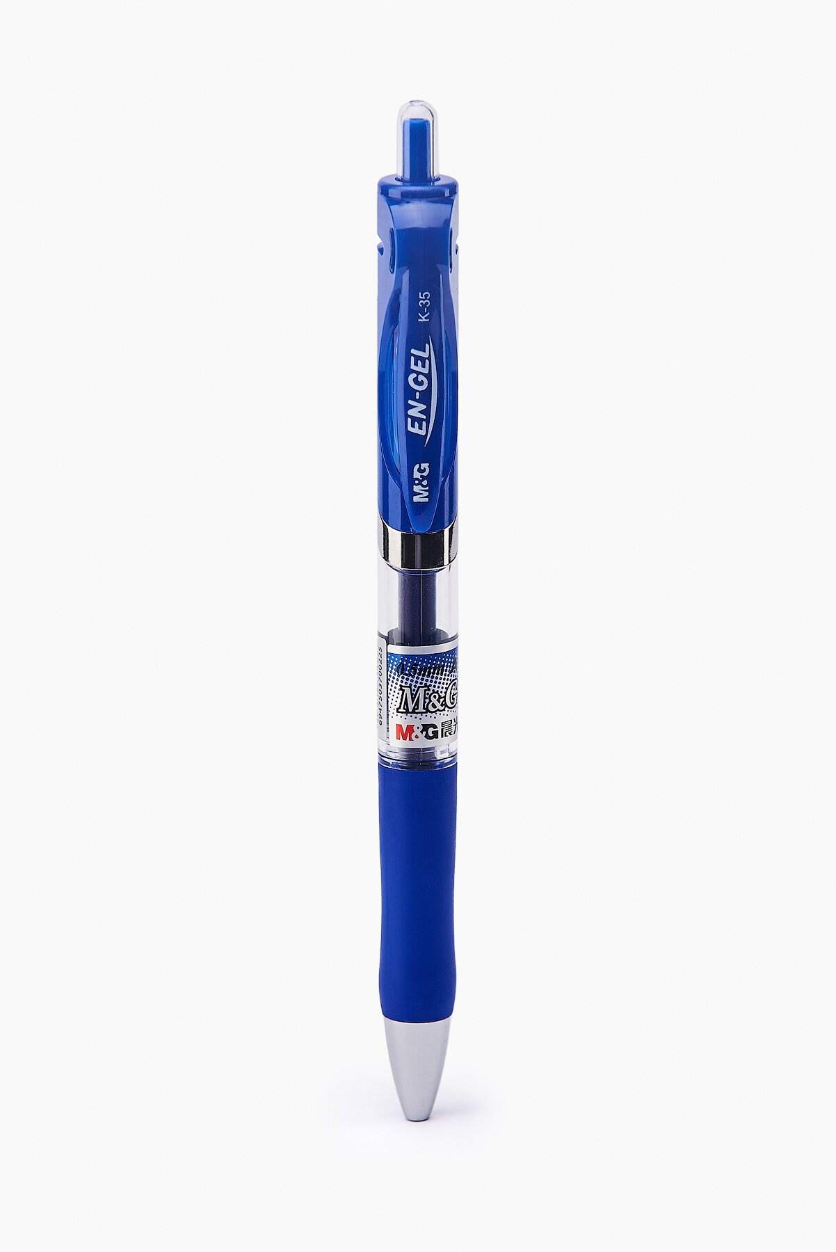 Гелева ручка &quot;EN-GEL&quot; синя K-35-1 (6947503700225)(SC)