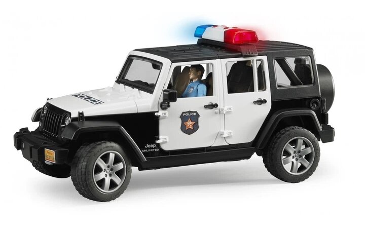 Купити Набір іграшковий Поліцейське авто JEEP Wrangler Unlimited Rubicon 2526 Різнокольоровий Артикул: 2400670617016 Фото повноекранне №3