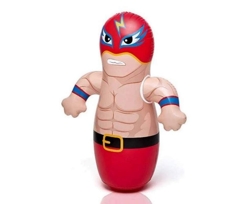 Надувная игрушка Боксер фигура-неваляшка INTEX 44672 Красный