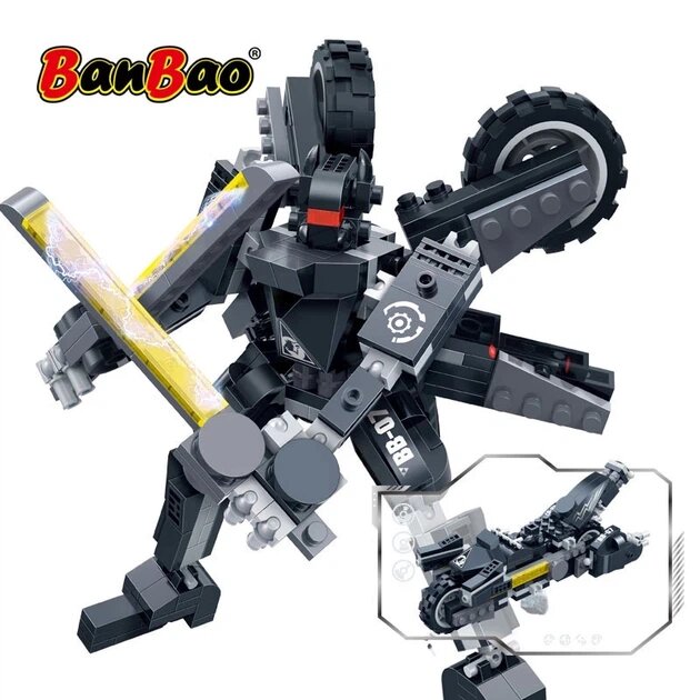 Купить Конструктор-трансформер "Mech 2" Блейд BanBao 6319 255 елементів Різнокольоровий​ Артикул: 6974387591588