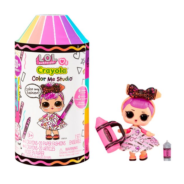 Ігровий набір з лялькою L.O.L. SURPRISE! серії &quot;Crayola&quot; – КОЛЬОРИНКИ 505273 Різнокольоровий