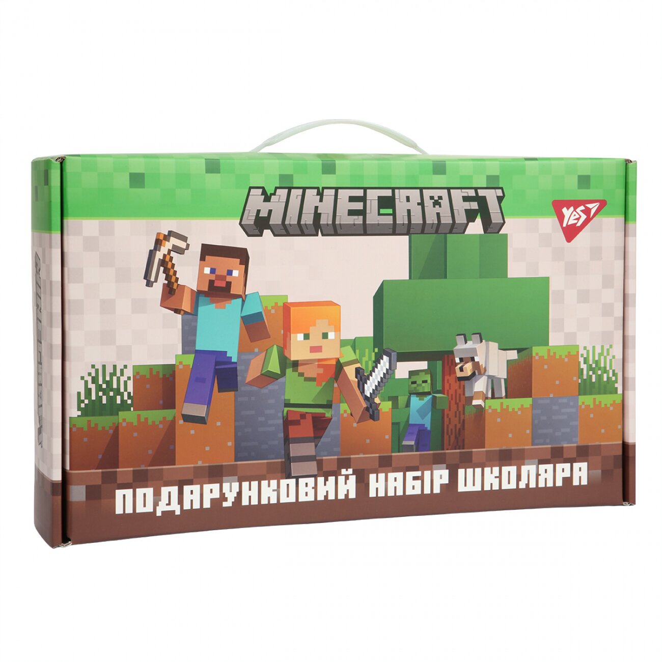 Купити Набір канцелярії "Подарунковий набір школяра" Minecraft YES 450246 Різнокольоровий Артикул: 5056574474483 Фото повноекранне №1