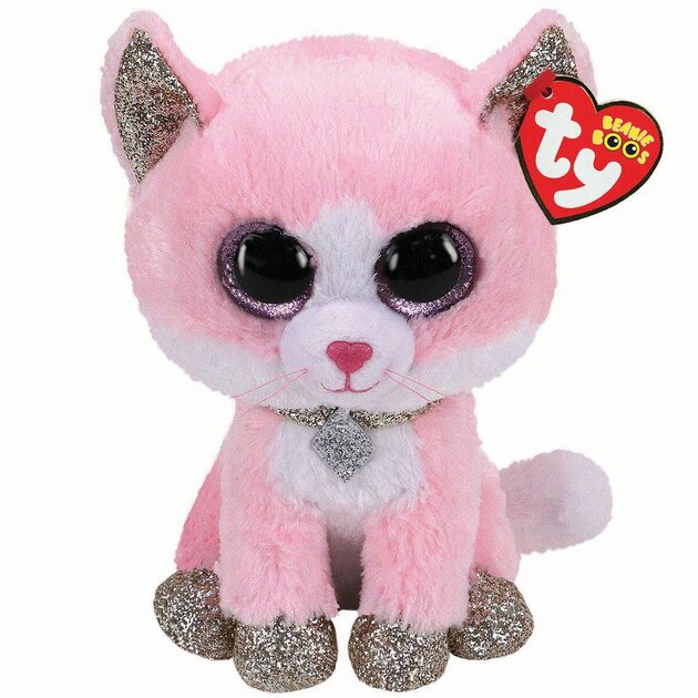 М&#039;яка іграшка Рожеве кошеня &quot;FIONA&quot; 36366 15 см Різнокольоровий