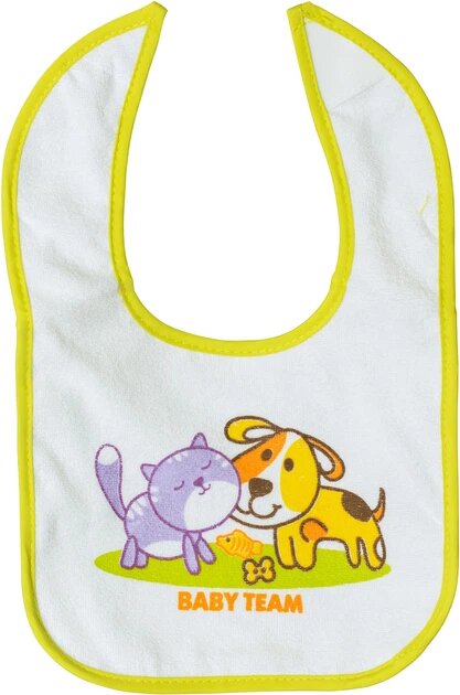 Купити Нагрудник на липучці Baby Team 6506 Різнокольоровий Артикул: 4824428065061 Фото повноекранне №2