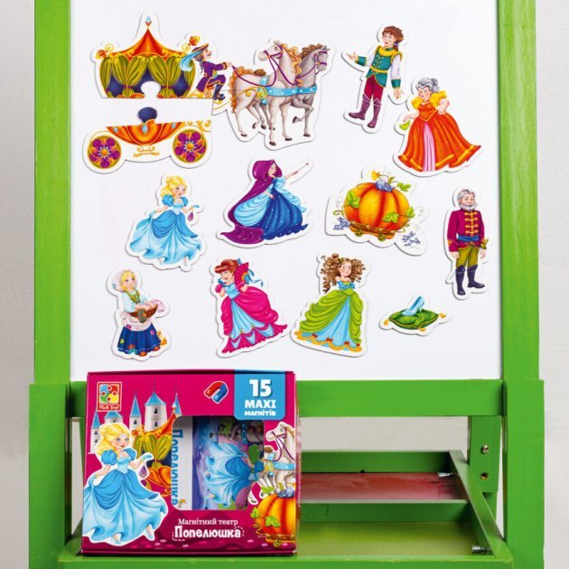 Игра настольная &quot;Магнитный театр. Золушка&quot; Vladi Toys VT3206-53 (4820234763788)  Фото №3