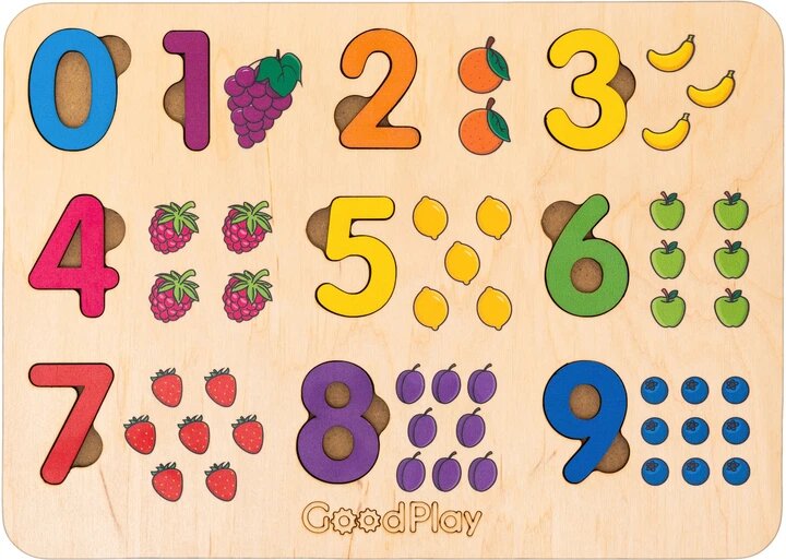 Купити Пазл-сортер "Магія чисел" GoodPlay PS-4-004 Різнокольоровий Артикул: 4820276870420 Фото повноекранне №1