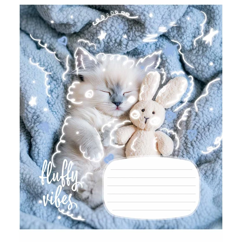 Зошит учнівський &quot;Fluffy vibes&quot; Star 018-3546K 18 арк. Різнокольоровий  Фото №2