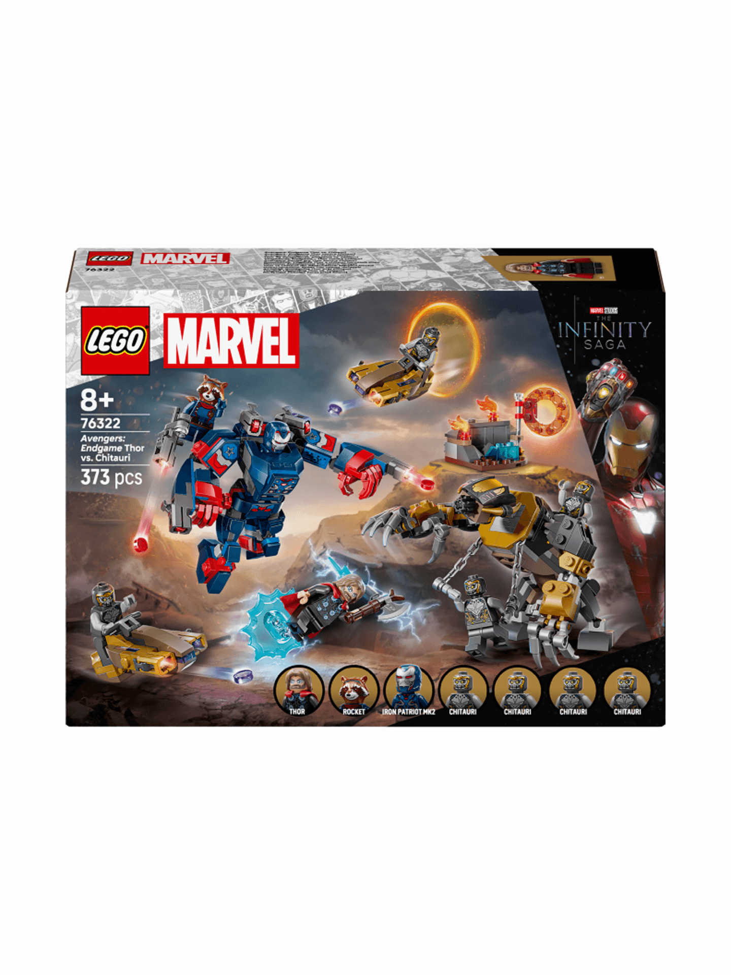 Купить Конструктор LEGO Мстители: Завершение Тор против Читаури 76322 373 эл. Разноцветный Артикул: 5702017817941 Фото на весь экран №1