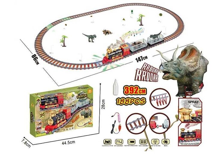 Игрушка Железная дорога GD212A Разноцветный