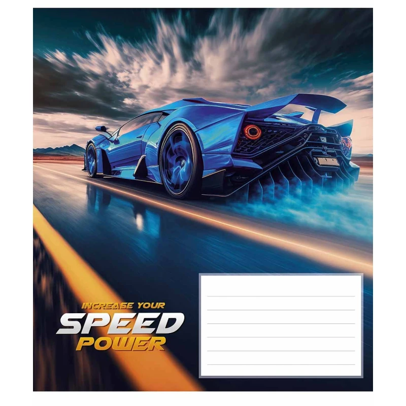 Тетрадь ученическая &quot;Speed ​​power&quot; Star 024-3297K 24 л. Разноцветный  Фото №1