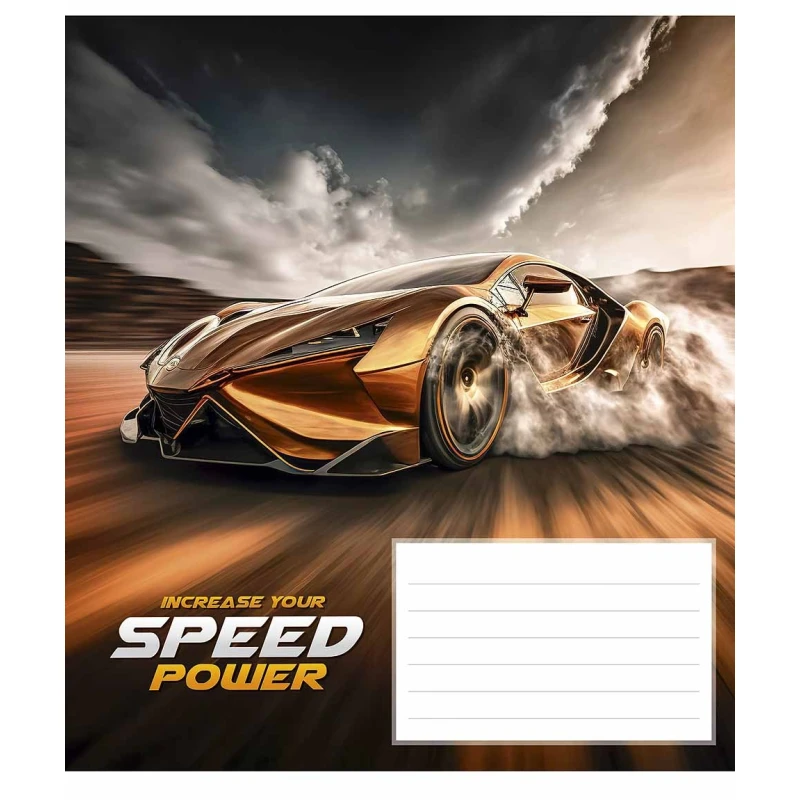 Тетрадь ученическая &quot;Speed ​​power&quot; Star 024-3297K 24 л. Разноцветный  Фото №3