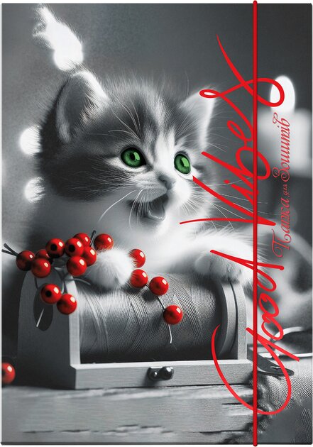 Папка для тетрадей &quot;Котенок с клубочком&quot; Лист 1B3169 160 л. Разноцветный