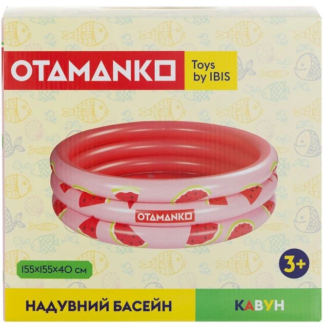 Купити Басейн дитячий "Кавун" OTAMANKO OTA-001 Різнокольоровий Артикул: 4820242928087 Фото повноекранне №2