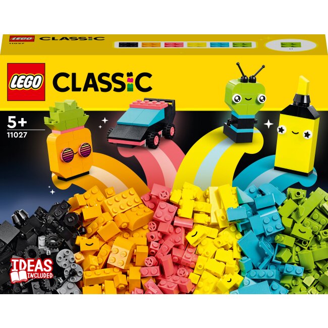 Конструктор LEGO Творчі неонові веселощі 11027 Різнокольоровий