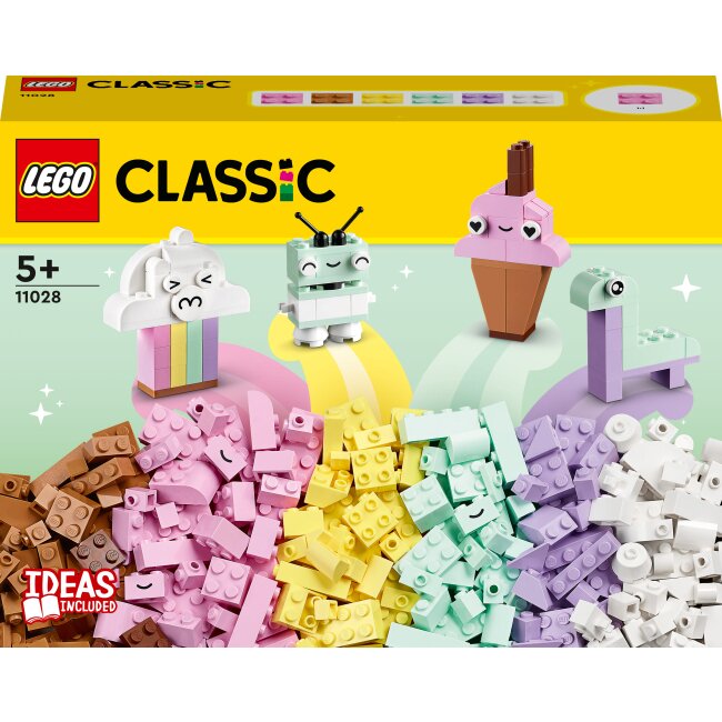 Конструктор LEGO Творчі пастельні веселощі 11028 Різнокольоровий