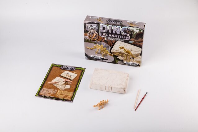 Набор для проведения раскопок &quot;Dino excavation&quot; динозаврики укр. 7513 DEX-01-04,05,06 (2000902339039)  Фото №5