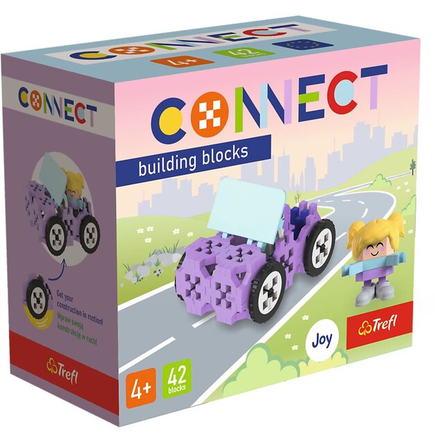 Купити Конструктор Trefl Connect Машина 62043 42 ел. Різнокольоровий Артикул: 5900511620436 Фото повноекранне №1