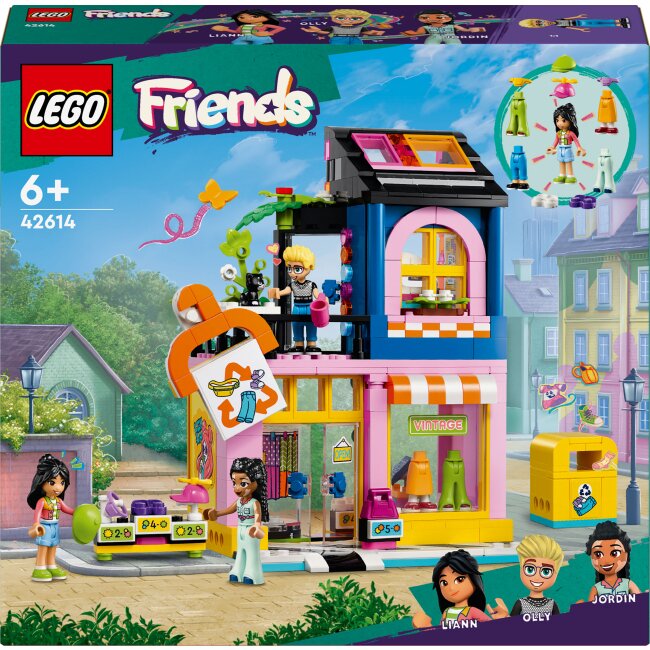 Конструктор LEGO Крамниця вінтажного одягу 42614 409 деталей Різнокольоровий