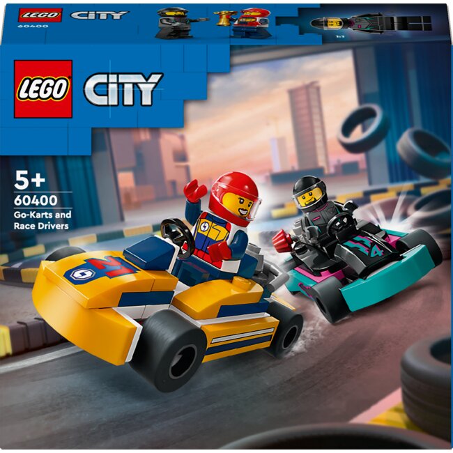 Конструктор LEGO Картинг і гонщики 60400 99 деталей Різнокольоровий
