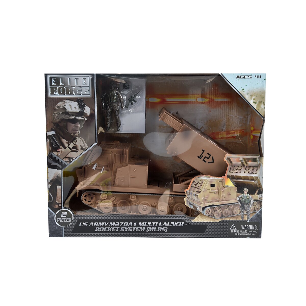 Игровой набор ELITE FORCE - ПУСКОВАЯ РАКЕТНАЯ УСТАНОВКА M270A1 101839 (6900007317429)  Фото №1