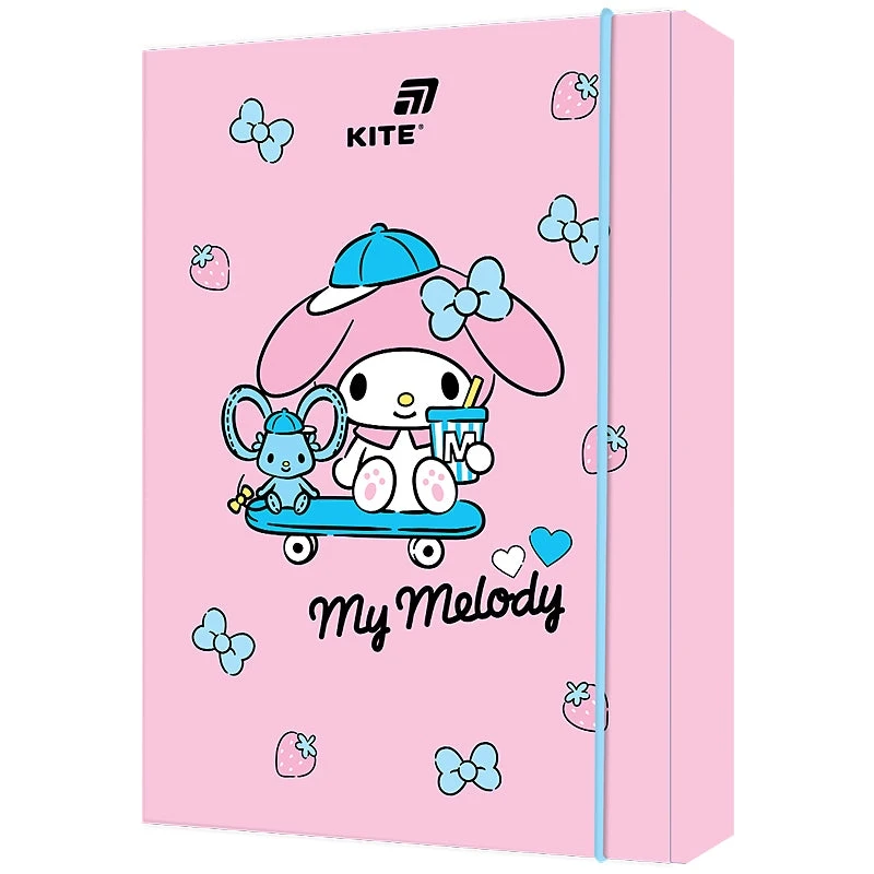 Купити Папка для зошитів на гумці "My Melody" Kite HK26-210-2 Різнокольоровий Артикул: 4063276356901 Фото повноекранне №1