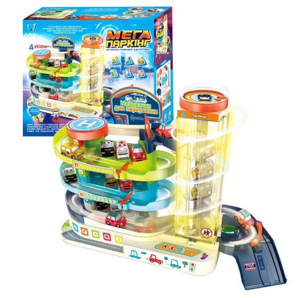 Інтерактивний автотрек WToys 92629 Різнокольоровий