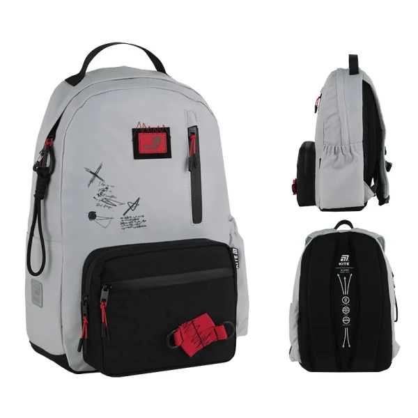 Рюкзак школьный Kite K25-949M Серый