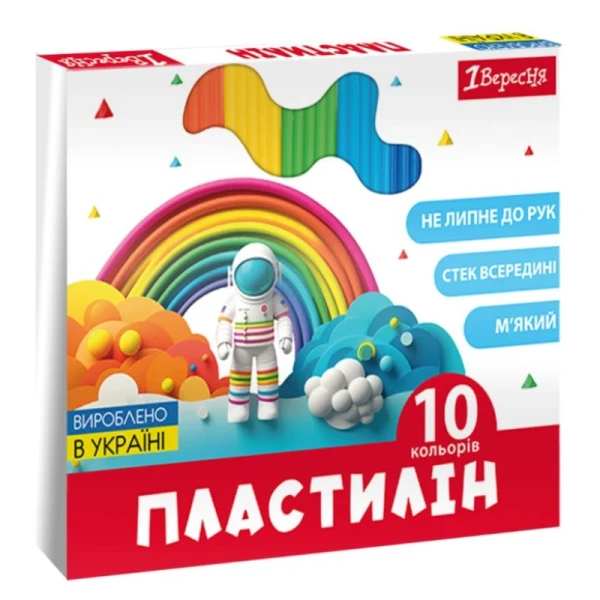 Купить Пластилин "Classic" 1В 540665 10 цветов Разноцветный Артикул: 4823095406658 Фото №1