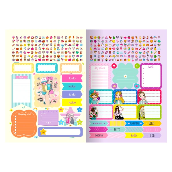 Купить Издание для досуга книга "Для ярких идей" Stylish girls LS-02-01 Разноцветный Артикул: 9786178475598 Фото №2