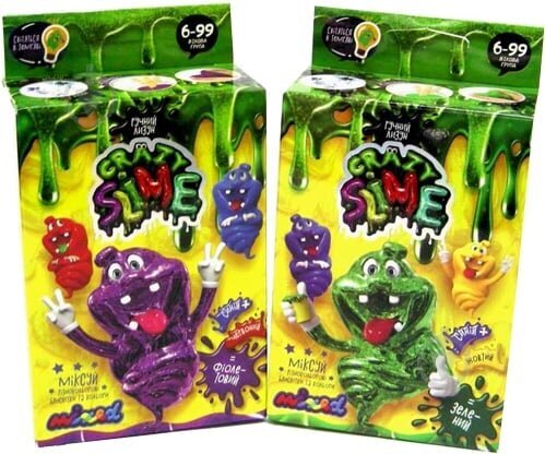 Купить Безопасный образовательный набор для проведения опытов "Crazy Slime" мини SLM-02-01U,02U,03U,04U Разноцветный Артикул: 2000100019368 Фото №1