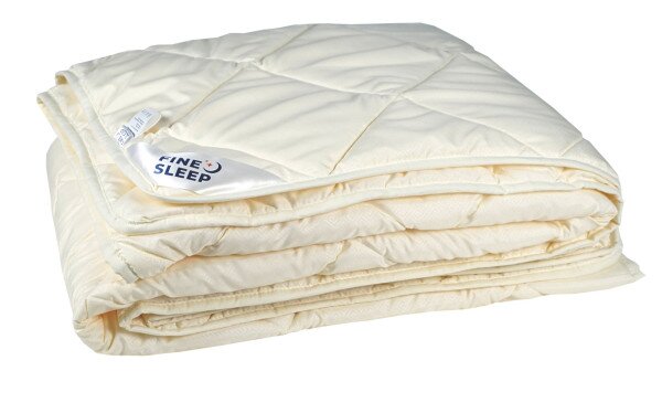 Ковдра ТМ Fine Sleep &quot;Fine Dream&quot; Бежева Ornament Лебединий пух, 2100х2000 0178-24-210200