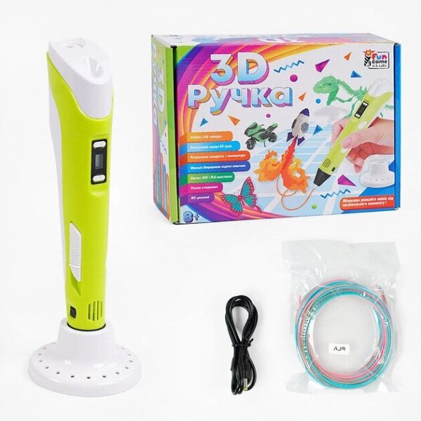 Ручка 3D для дитячої творчості 4FUN Game Club 36182 Різнокольоровий